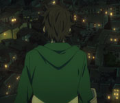 naofumi viewing the town at night